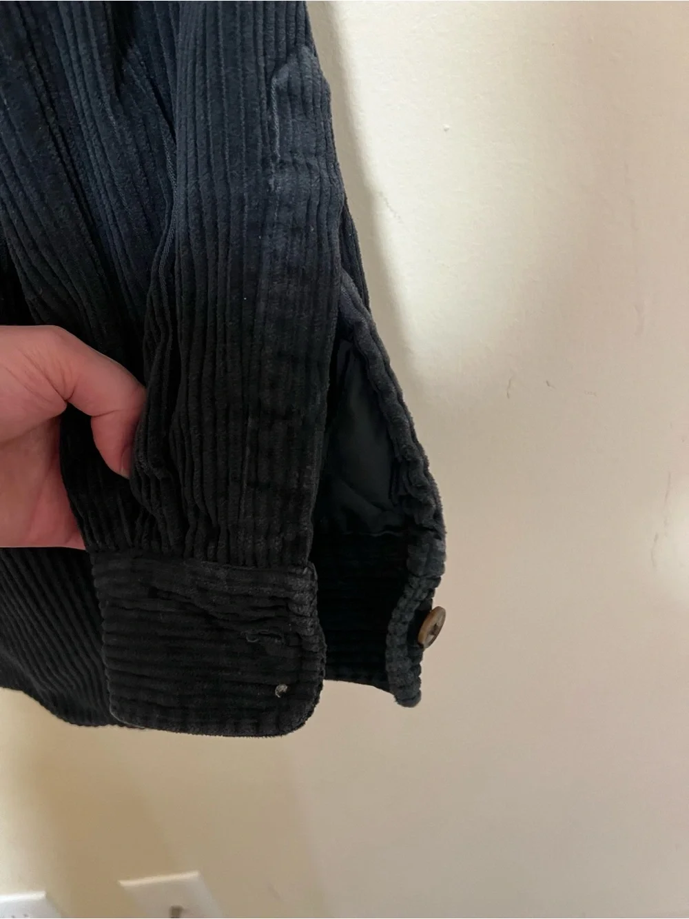 Claybrooke Vintage M Corduroy Flannel Lined Jacket Barn Outdoors Chore Cotton